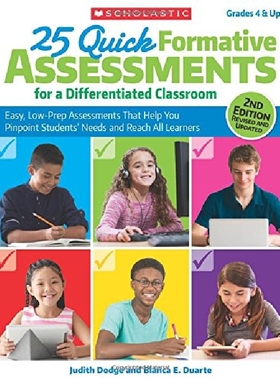 【预订】25 Quick Formative Assessments for a...