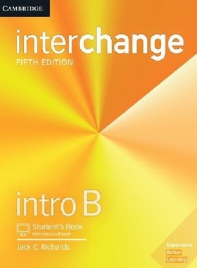【预订】Interchange Intro B Student's Book w...