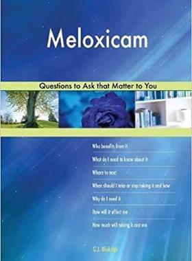 【预售】Meloxicam 478 Questions to Ask That ...
