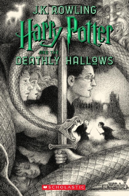 英文原版哈利波特与死亡圣器 20周年纪念版美国版 Harry Potter and the Deathly Hallows JK罗琳布莱恩·塞兹尼克