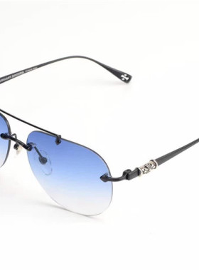 无框时尚风男女款彩膜太阳眼镜