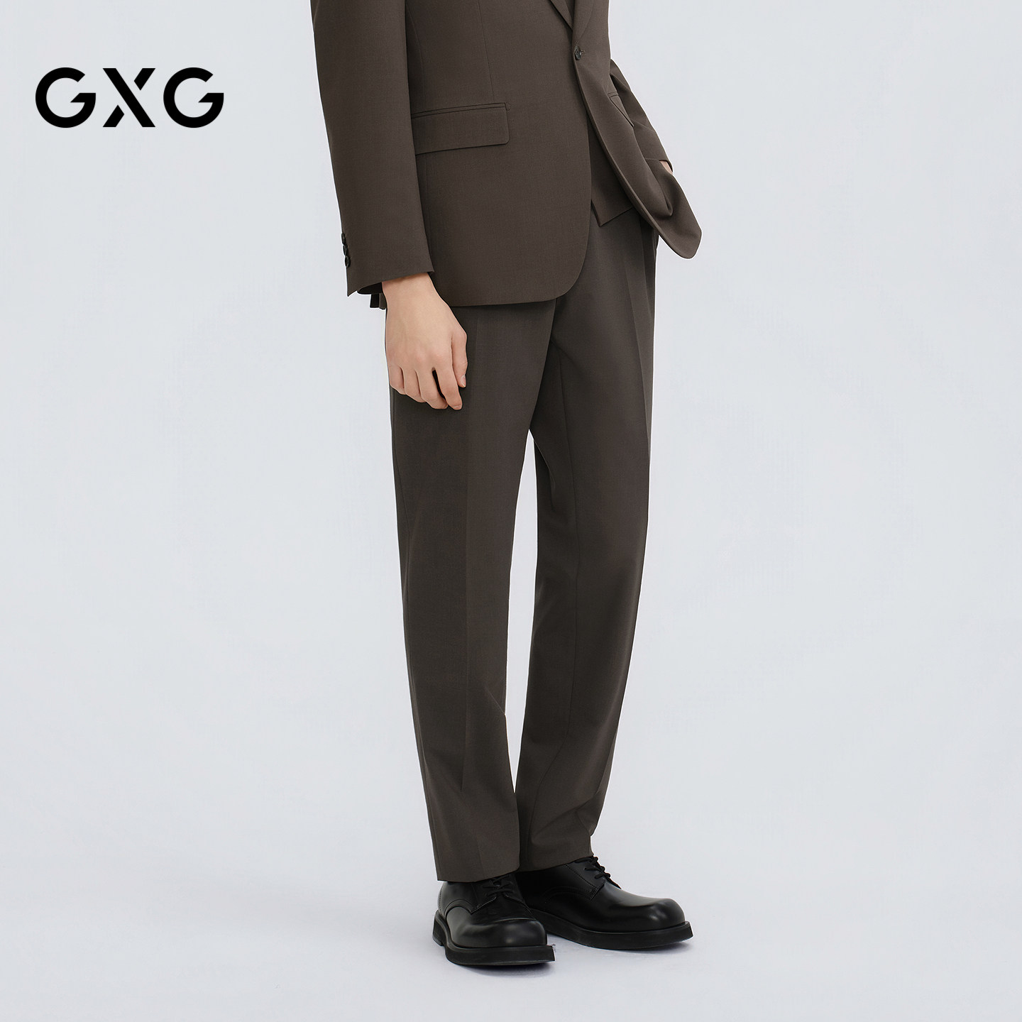 GXG男装 商场同款咖色系肌理套西西裤 2026春季新品G26X145001,男装,西裤,淘宝优惠券,粉丝福利购,淘宝优惠卷