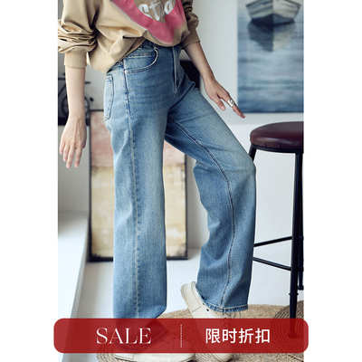 高腰显瘦百搭新品牛仔裤