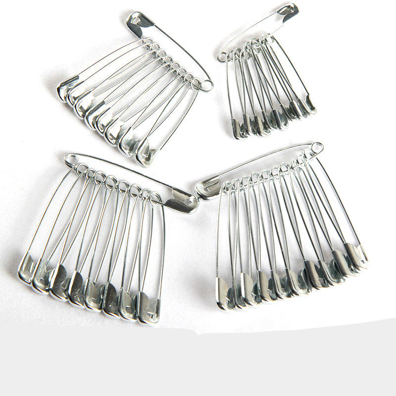 大号小号安全扣针衣服固定回形针老式别针保险锁针