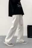 @港风高街潮牌白色牛仔裤男夏季宽松直筒阔腿休闲长裤NZ176-P45，男装牛仔裤，星座223（原229-2）