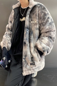 @港风  羊羔绒棉衣开衫棒球服ins潮流 MY8001-P98图片