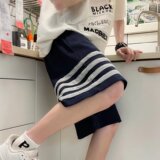 @港风美式短裤男夏季薄款冰丝华夫格运动裤子潮牌DK068-P30，男装牛仔裤，星座223（原229-2）