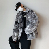 @港风毛绒加厚棉衣男冬季ins潮流棉服MY8001-P98，男装棉衣，星座223（原229-2）
