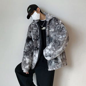 @港风  毛绒加厚棉衣男冬季ins潮流棉服 MY8001-P98图片