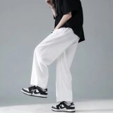 @港风春夏季薄款冰丝清凉休闲裤束脚长款男生NZ240-P30，男装休闲裤，星座223（原229-2）