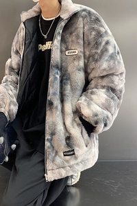 @港风  毛绒加厚棉衣男冬季ins潮流棉服 MY8001-P98图片