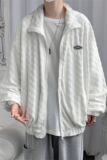 @港风2025年棋盘格子开衫卫衣男潮流宽松夹克外套WY211-P48，男装夹克，星座223（原229-2）