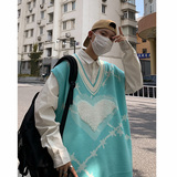 @港风男针织背心马甲情侣无休坎肩外套21M84-P38，男装背心/马甲，星座223（原229-2）