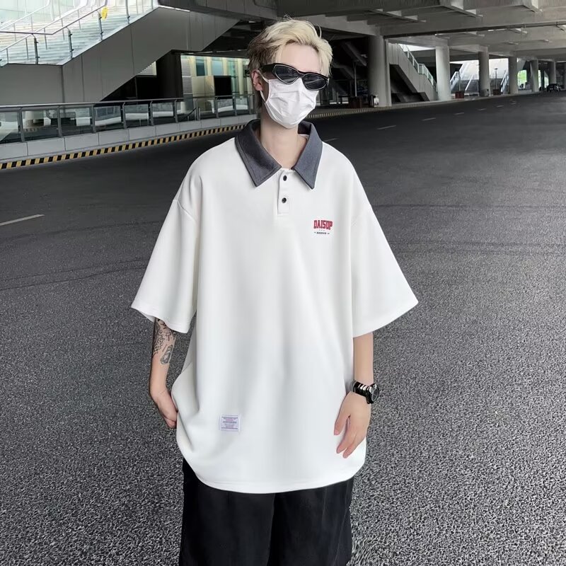 夏男款翻领polo衫重磅潮牌短袖T恤T2113-P30,男装Polo衫,星座223（原229-2）