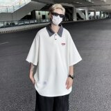 夏男款翻领polo衫重磅潮牌短袖T恤T2113-P30，男装Polo衫，星座223（原229-2）