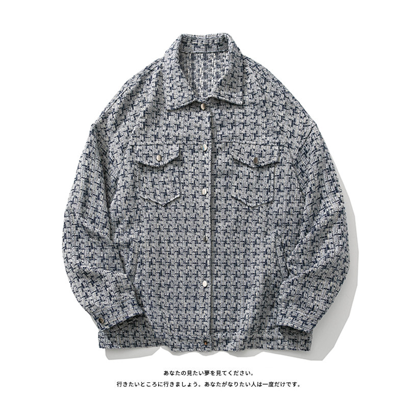 @平铺小香风夹克男女情侣款oversize宽松外套FF2102/P95控118，男装夹克，星座223（原229-2）