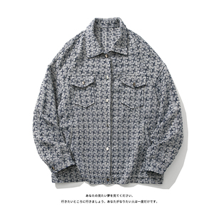 @平铺 小香风夹克男女情侣款oversize宽松外套 FF2102/P95控118，男装夹克，星座223（原229-2）