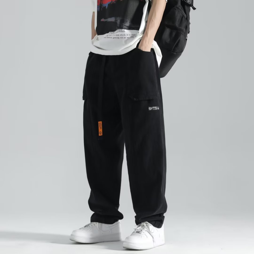 @日系宽松工装裤男哈伦裤子潮牌复古休闲长裤NZ282-P40,男装工装外套,星座223（原229-2）