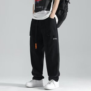 @日系 宽松工装裤男哈伦裤子潮牌复古休闲长裤 NZ282-P40图片