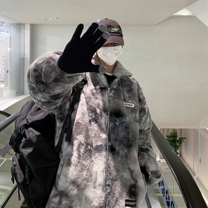 @港风  羊羔绒棉衣开衫棒球服ins潮流 MY8001-P98图片