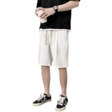 @港风短裤男夏季薄大裤衩潮流纯色五分中裤宽松运动裤DK039-P30，男装牛仔裤，星座223（原229-2）