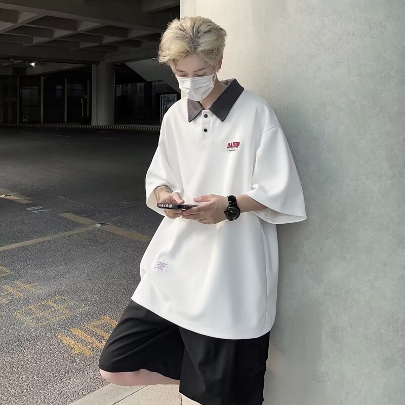 夏男款翻领polo衫重磅潮牌短袖T恤T2113-P30，男装Polo衫，星座229-2