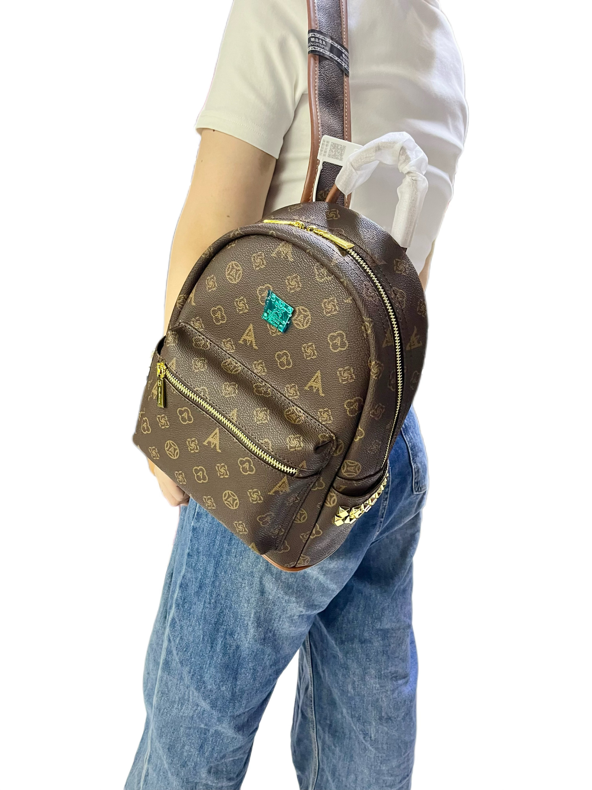 双肩包女2026新款大容量防水软皮百搭高级感小背包休闲轻奢旅行包