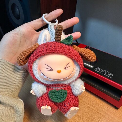 labubu拉布布玩偶衣服20cm毛线手工diy编织钩针材料包礼物