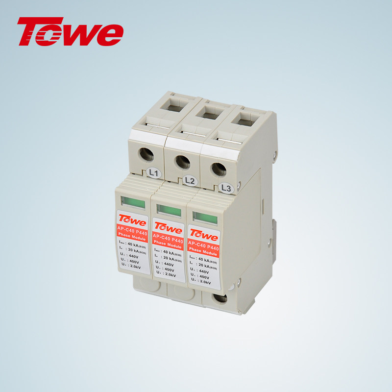 TOWE同为风力发电防雷器电涌保护器风电交流电源单级雷电保护器