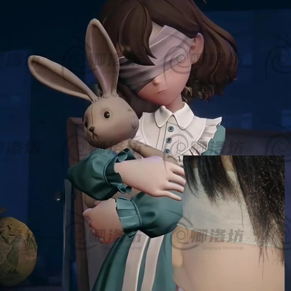 超自然行动组莉莉Cos服透视眼罩情公主莉莉Cosplay道具可视蒙眼带图片