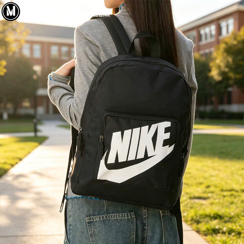 Nike耐克2026冬新品黑色大容量轻便书包学生百搭双肩包BA5928-010