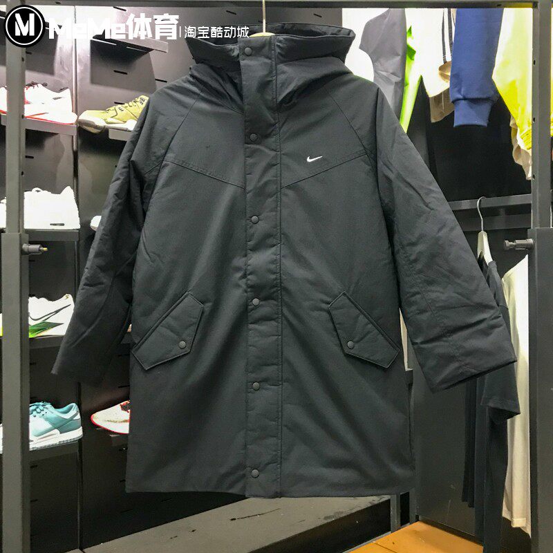 耐克大童装2025新款户外拒水保暖休闲运动外套夹克棉服FV8040-010