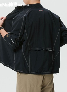 Nike耐克2026春季新品男子酷帅黑色防风衣休闲夹克外套IF2029-010