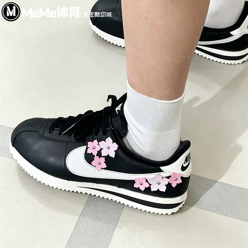 耐克女鞋樱花阿甘鞋低帮休闲鞋