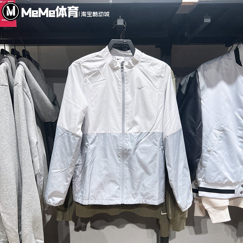 NIKE耐克大童男女装2025春款梭织立领舒适运动夹克外套IB5591-012