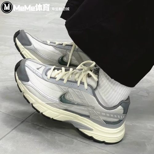 耐克男鞋2025秋款Initiator复古缓震银灰老爹鞋运动鞋 HQ1179-001