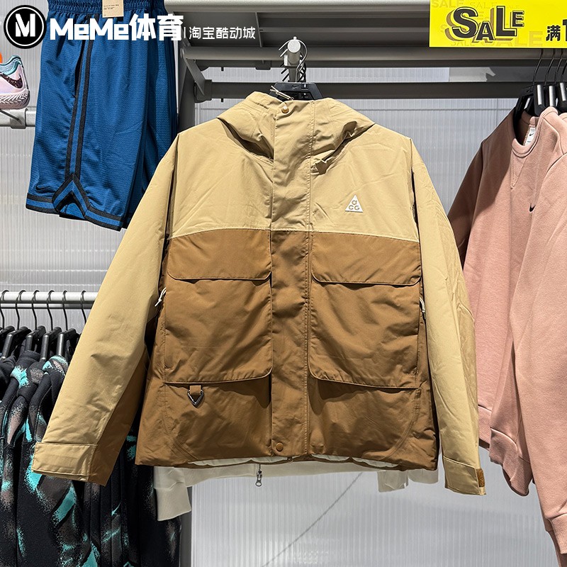 耐克男装2025冬季Storm-FIT宽松防风拒水棉服夹克外套 FV8682-297