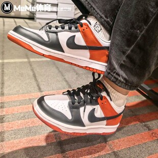 IQ2755 耐克2026新年款 102 板鞋 LOW活力橙黑撞色休闲鞋 大童鞋 DUNK