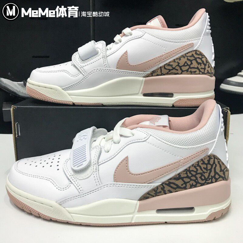 耐克AJ 312女子运动鞋2024冬款经典篮球风气垫休闲板鞋FQ7827-116