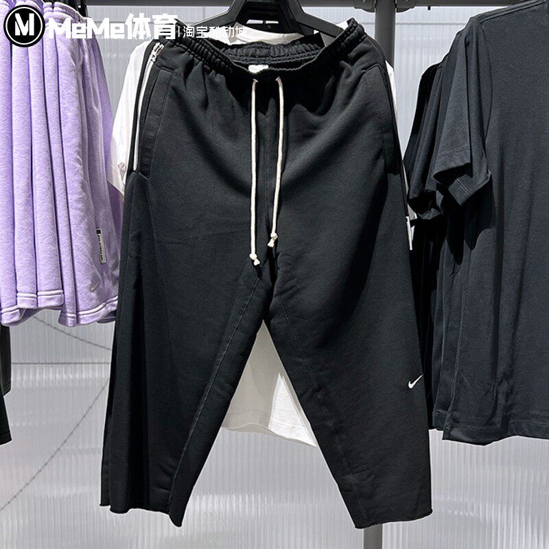 耐克男裤2025夏季新品Dri-FIT速干宽松篮球运动九分裤 HQ7990-010