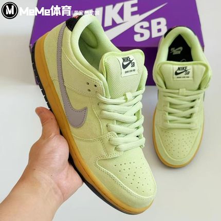 耐克男鞋2025秋季款SB Dunk Low轻盈回弹翻毛皮滑板鞋 HQ1626-300