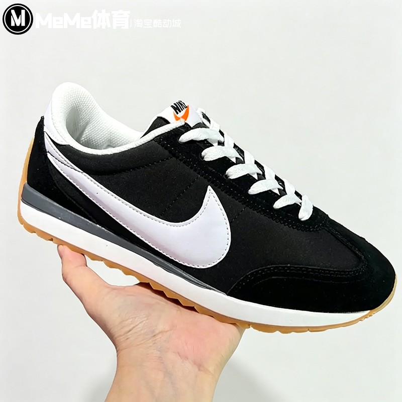 Nike耐克2026夏款男鞋黑白配色复古阿甘鞋生胶底休闲鞋HQ2052-001