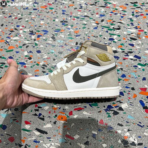 Nike耐克女鞋2026秋季AJ1高帮缓震防滑耐磨运动休闲鞋 FD2596-201