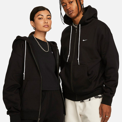 Nike耐克男女同款2024秋新款加绒保暖舒适运动连帽外套DR0403-010