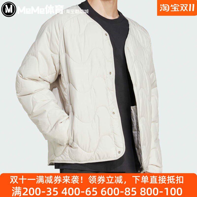 阿迪达斯男保暖运动休闲宽松棉服