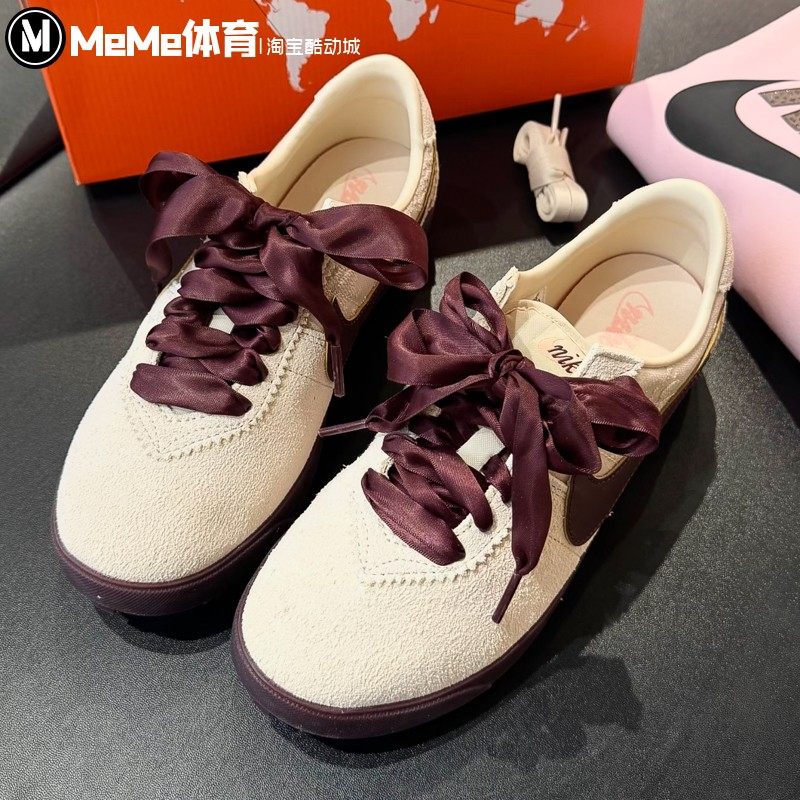 Nike耐克女鞋2025冬季新品甜美缎带薄底德训鞋休闲板鞋IQ3367-299