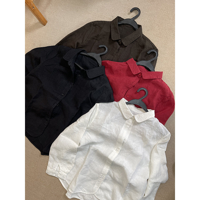 -时尚百搭亚麻衬衫25339,女装/女士精品,上衣,淘宝优惠券,粉丝福利购,淘宝优惠卷