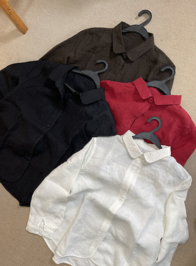 -时尚百搭亚麻衬衫25339