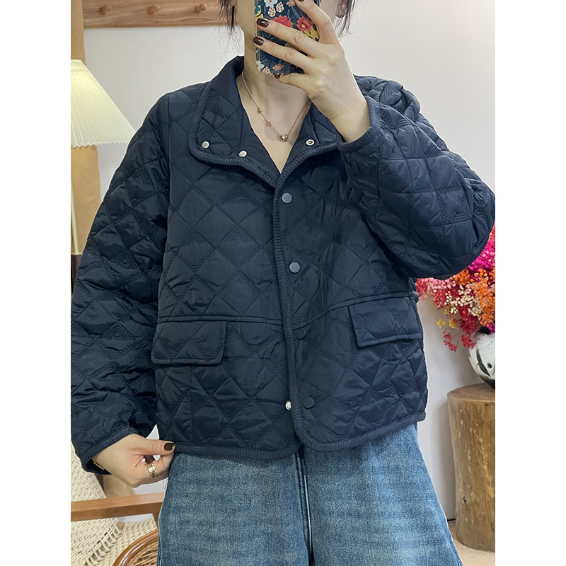 2025秋冬新款立领夹棉外套女宽松显瘦百搭休闲上衣-5560,女装/女士精品,汉服上装,淘宝优惠券,粉丝福利购,淘宝优惠卷