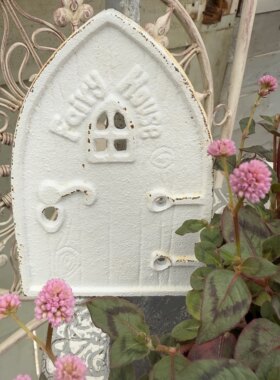 莫里斯花园 花园杂货铸铁fairy house仙女的房子壁面装饰